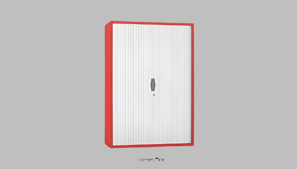 Silverline Freedom Side Opening Tambour 131cm High FR40OWT-Choose Internals 3 Office Furniture and Home Remote Working