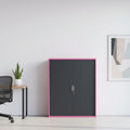 Silverline Freedom Side Opening Tambour 131cm High FR40OWT- 1 Office Furniture