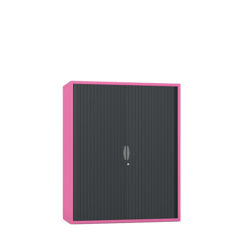 Silverline Freedom Side Opening Tambour 131cm High FR40OWT- 1 Office Furniture