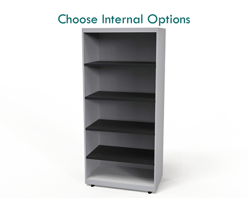 Silverline Freedom Side Opening Tambour 192cm High FR60OWT- 2 Office Furniture