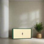Silverline Freedom Side Opening Tambour  69cm High FR20OWT- 6 Office Furniture