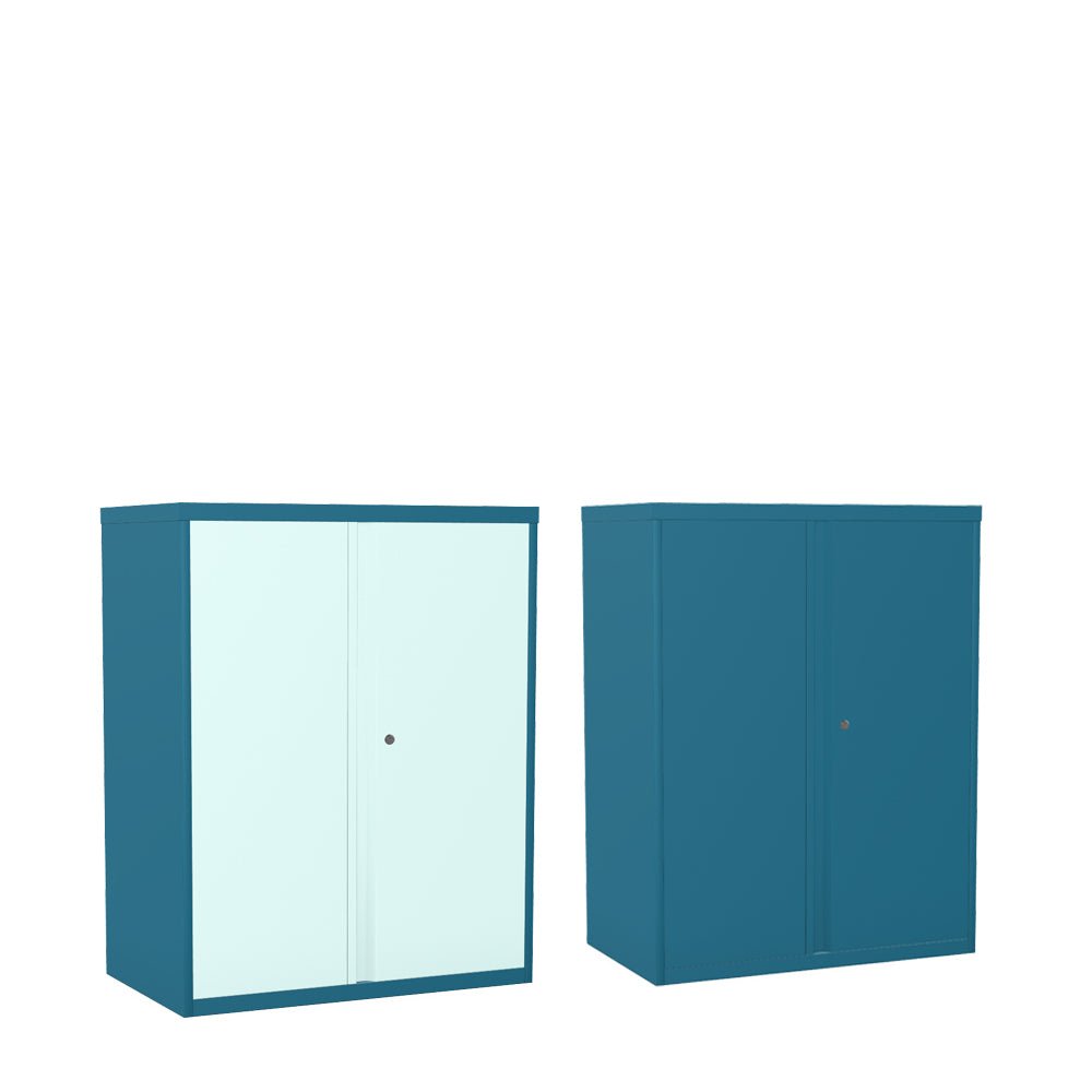 Silverline Freedom Two Door Cupboard  2 door 100cm High FR30OWC- 7 Office Furniture