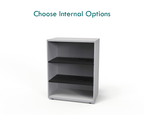 Silverline Freedom Two Door Cupboard  2 door 115cm High FR35OWC- 2 Office Furniture