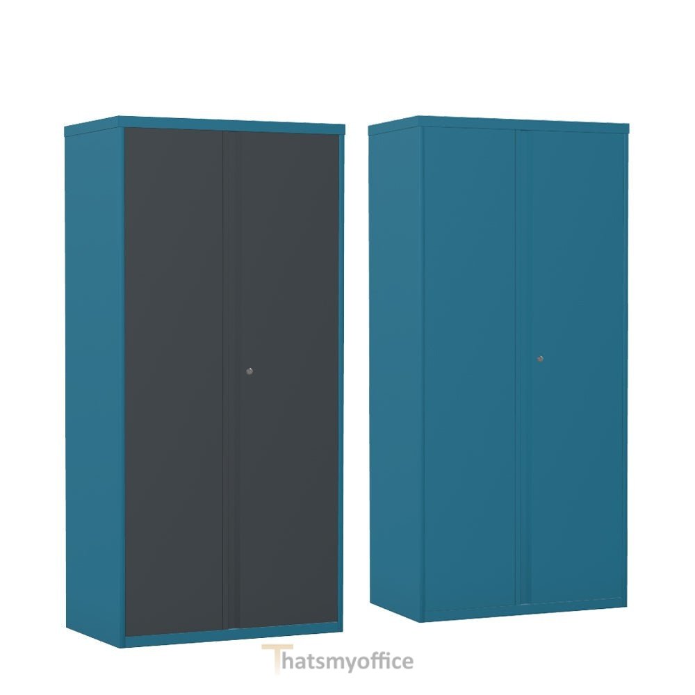 Office Cupboard 2 Door Locking Tall 183cm by SIlverline CULM7SDMetal Cupboard Premium