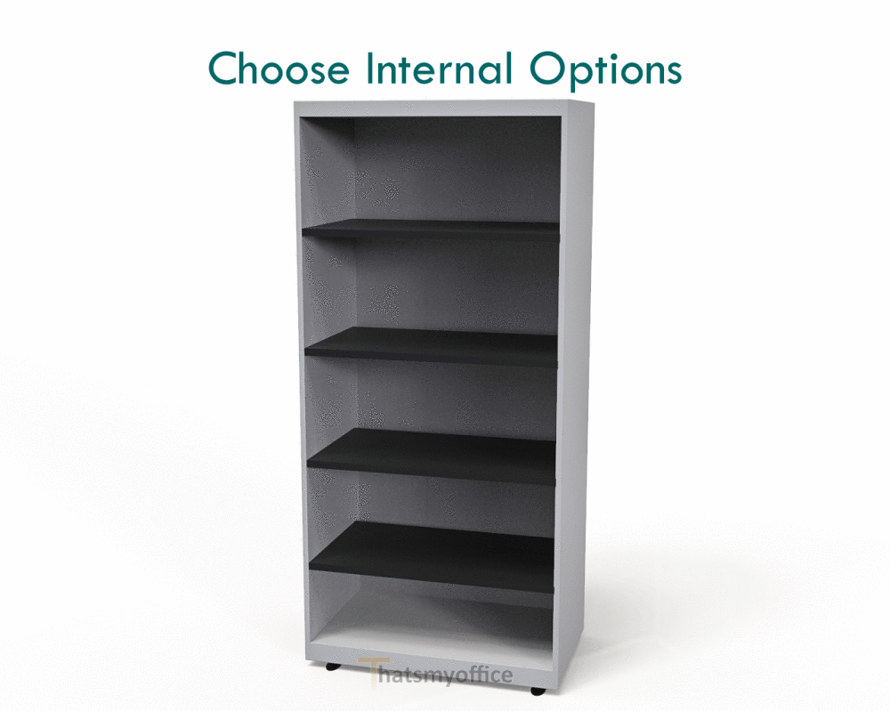 Office Cupboard 2 Door Locking Tall 183cm by SIlverline CULM7SDMetal Cupboard Premium