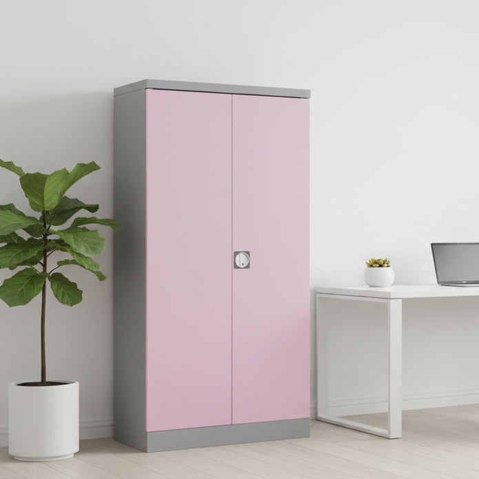 Silverline Kontrax Cupboard with 3 Shelves 183cm High CUEC7A-Customise 1 Office Furniture and Home Remote Working