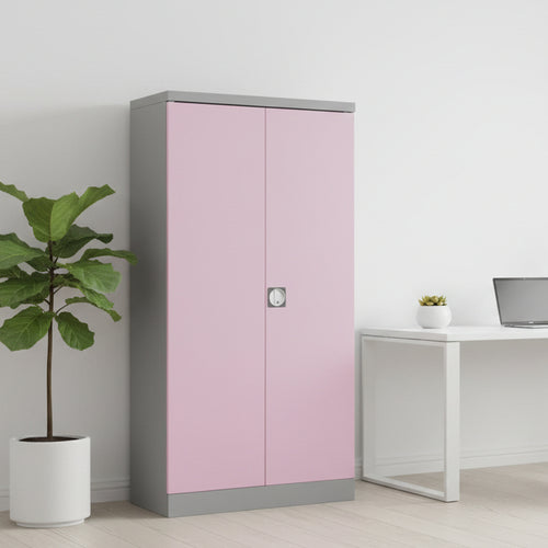 Silverline Kontrax Cupboard with 3 Shelves 183cm High CUEC7A-Customise 1 Office Furniture and Home Remote Working