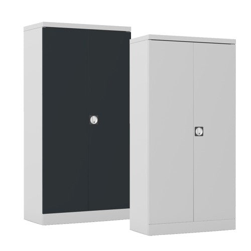 Silverline Kontrax Cupboard with 3 Shelves 183cm High CUEC7A-Customise 3 Office Furniture and Home Remote Working