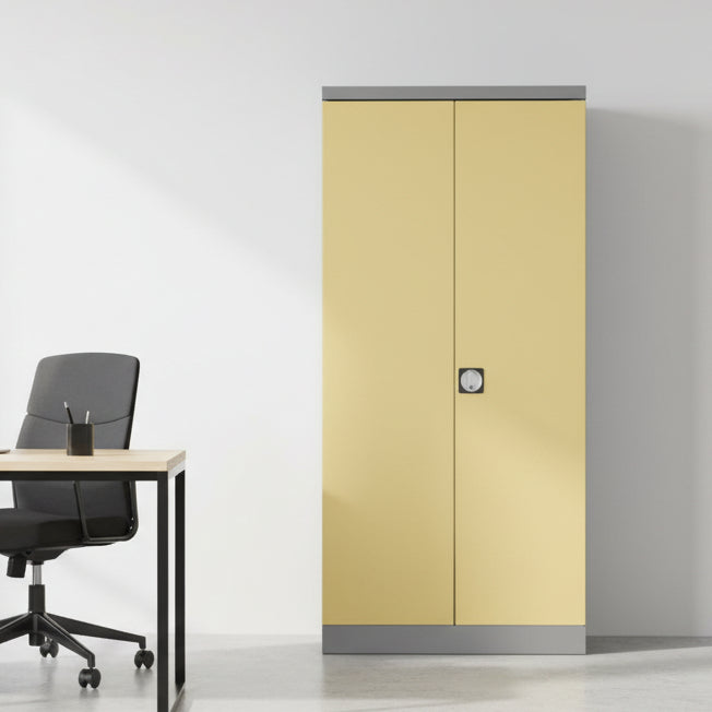 Silverline Kontrax Cupboard with 4 Shelves 195cm High CUEC8A-Customise 1 Office Furniture and Home Remote Working