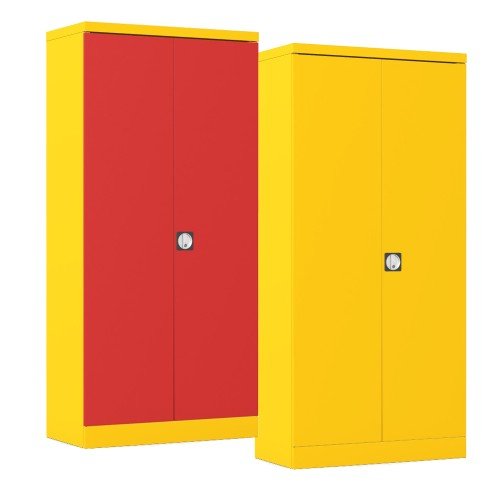 Silverline Kontrax Cupboard with 4 Shelves 195cm High CUEC8A-Customise 3 Office Furniture and Home Remote Working