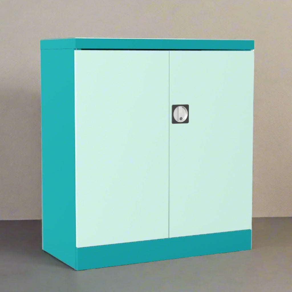 Silverline Kontrax Cupboards with 1 Shelf  102cm High CUEC4AGS-Customise 5 Office Furniture and Home Remote Working