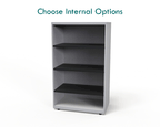 Silverline Kontrax SOT Side Opening Tambour  132cm High SCST9EOW- 2 Office Furniture
