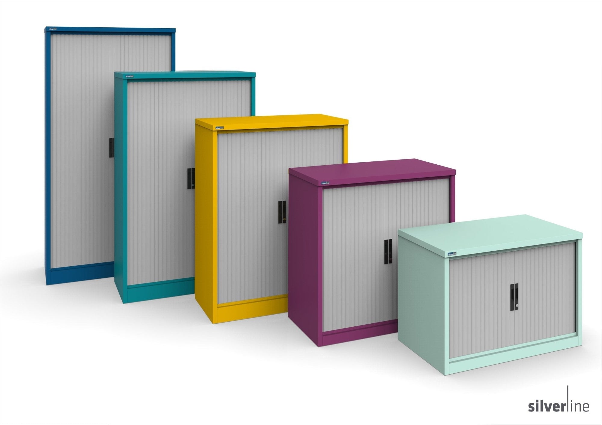 Silverline Kontrax SOT Side Opening Tambour 165cm High SCST6EOW- 4 Office Furniture