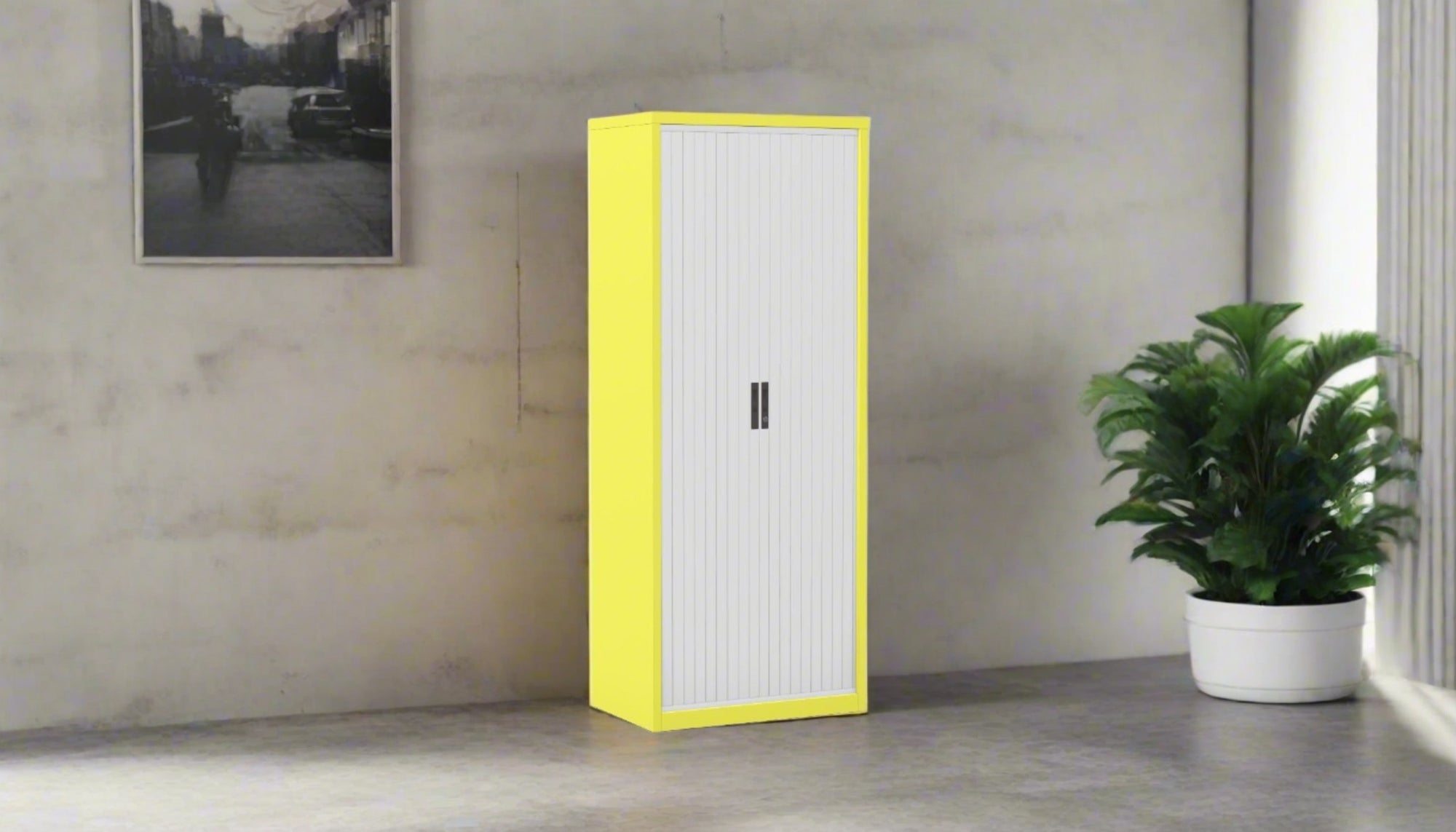 Silverline Kontrax SOT Side Opening Tambour  200cm High SCST7EOW- 5 Office Furniture