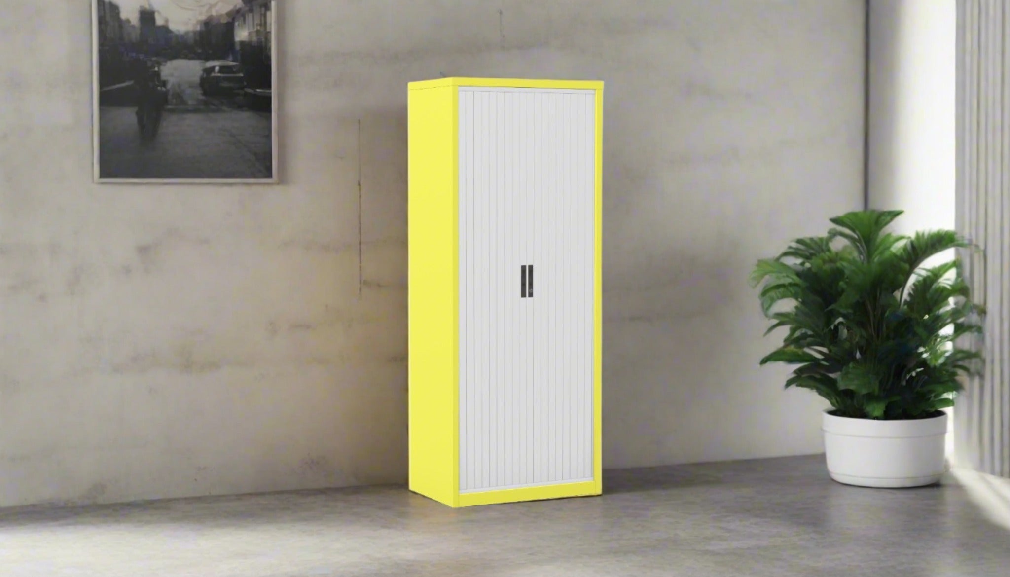 Silverline Kontrax SOT Side Opening Tambour  200cm High SCST7EOW- 5 Office Furniture