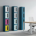 Silverline Kontrax Standard Vision Lockers Four Door LK4D22VN-Config 1 Office Furniture and Home Remote Working