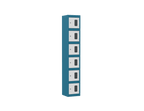 Silverline Kontrax Standard Vision Lockers Six Door LK6D22VN-Config 2 Office Furniture and Home Remote Working