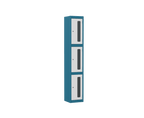 Silverline Kontrax Standard Vision Lockers Three Door LK3D22VN-Config 2 Office Furniture and Home Remote Working