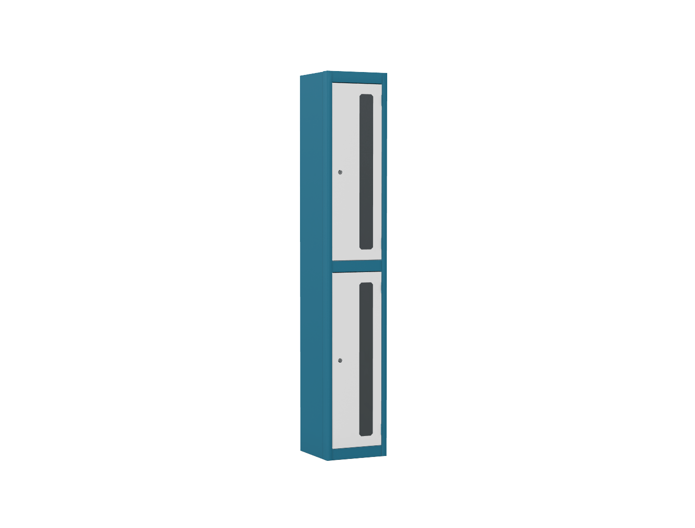 Silverline Kontrax Standard Vision Lockers Two Door LK2D22VN-Config 2 Office Furniture and Home Remote Working