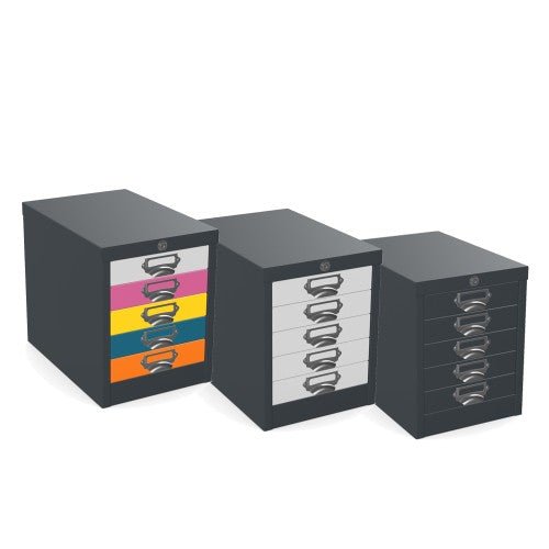 5 Drawer Locking Multidrawer by SIlverline MDUR05LK 1 Office Furniture