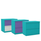 Silverline M-Line Side Filer 2 Drawers  SFLM2DOW- 2 Office Furniture and Home Remote Working