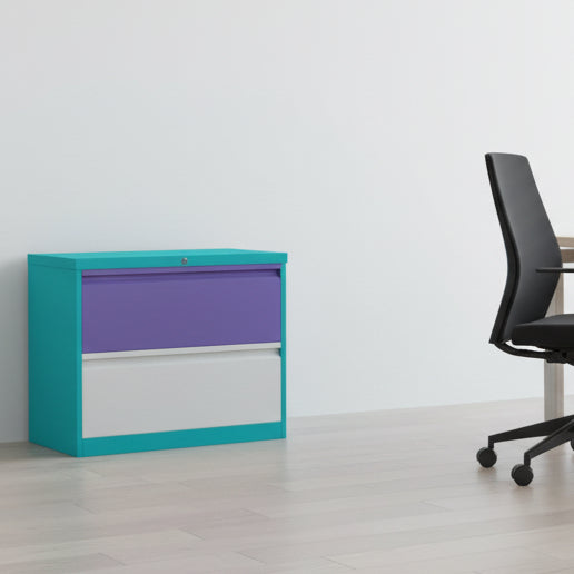 Silverline M-Line Side Filer Individual Locks drawer 2 Drawers SFLM2DIO- 5 Office Furniture