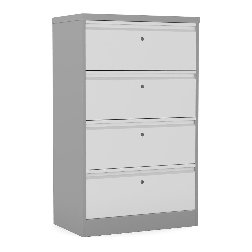 Silverline M-Line Side Filer Individual Locks drawer 4 Drawers SFLM4DIO 1 Office Furniture and Home Remote Working