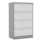 Silverline M-Line Side Filer Individual Locks drawer 4 Drawers SFLM4DIO 1 Office Furniture and Home Remote Working