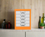5 Drawer NON-Locking Multidrawer by Silverline MDUR05SD 1 Office Furniture