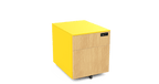 Under Desk Pedestals on wheels 1 Personal +1 Filing Drawer H 50.5cm W 42cm D 57cm  PDUD55SD-Config 3 Office Furniture