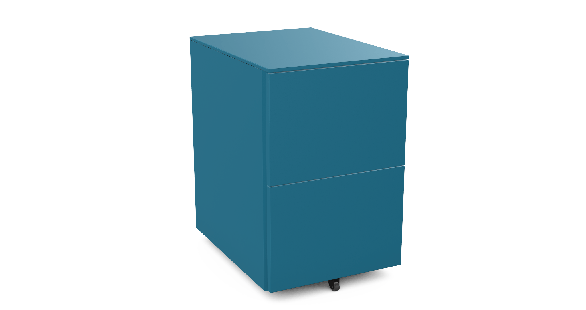 Under Desk Pedestals on wheels 2 Filing Drwr  H 66cm W 42cm D 57cm PDUD52SD-Config Silverline 5 Office Furniture