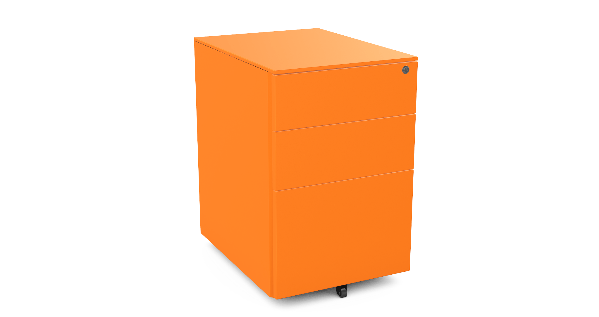 Under Desk Pedestal on wheels 2 Small +1 Filing Drawer H 66cm W 42cm H 57cm PDUD50SD-Config 4 Office Furniture