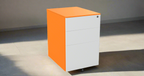 Under Desk Pedestal on wheels 2 Small +1 Filing Drawer H 66cm W 42cm H 57cm PDUD50SD-Config 3 Office Furniture