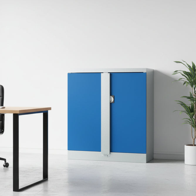 Silverline Security  Kontrax Cupboards with 1 Shelf  69cm High CUEC2AGS- 1 Office Furniture