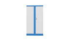 Silverline Security  Kontrax Cupboards with 1 Shelf  69cm High CUEC2AGS- 4 Office Furniture