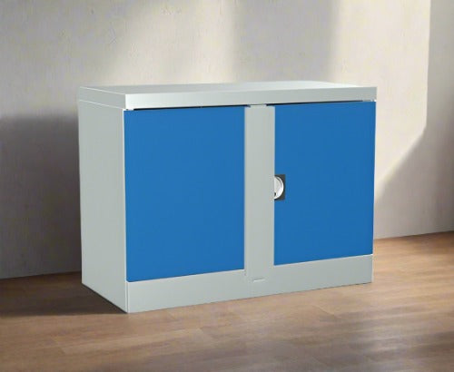 Silverline Security  Kontrax Cupboards with 1 Shelf  69cm High CUEC2AGS- 3 Office Furniture