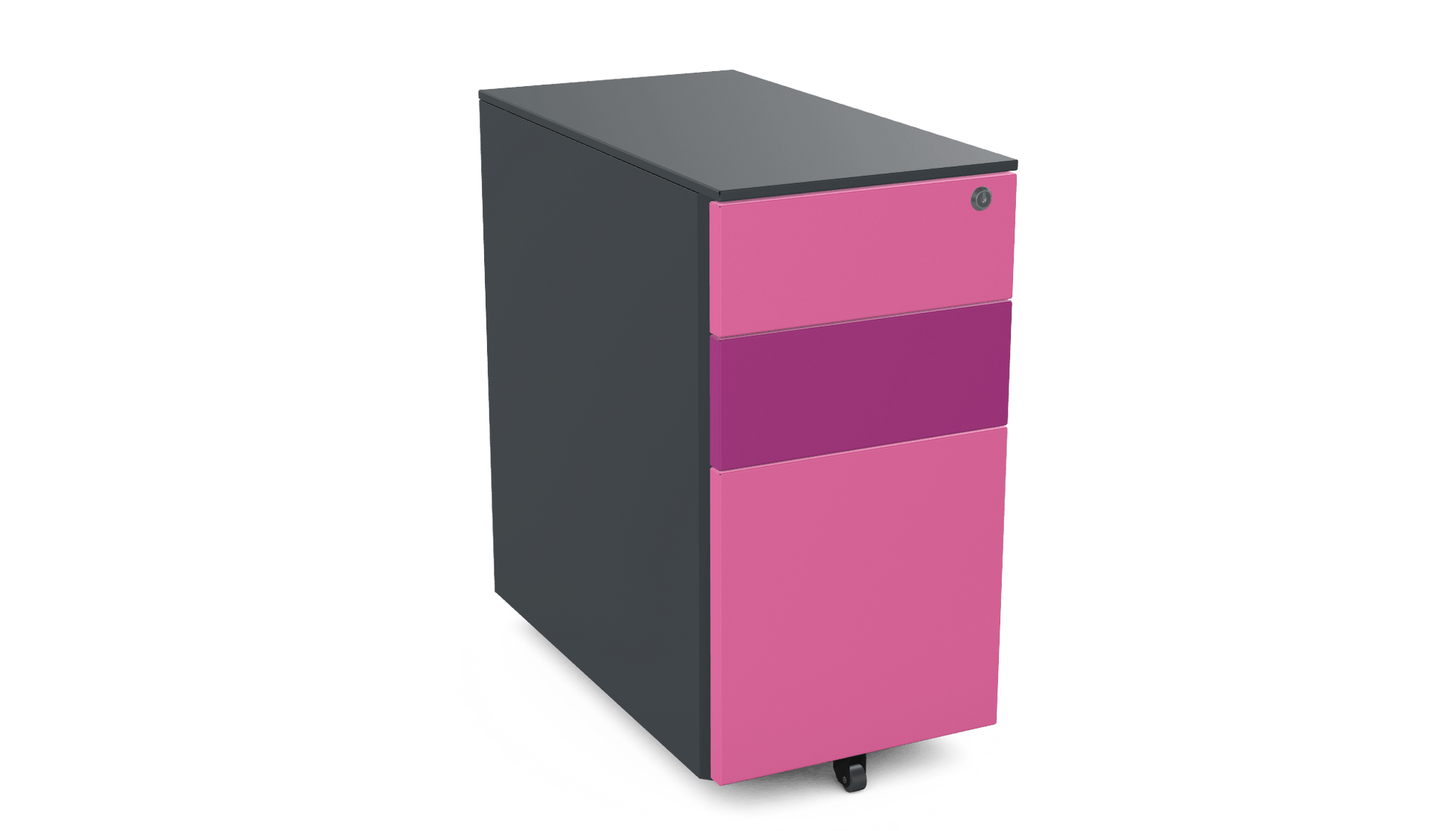 Under Desk Pedestal on wheels 2 Small 1 Filing Dwr 30cm W PDBP53SD-Config Silverline 5 Office Furniture