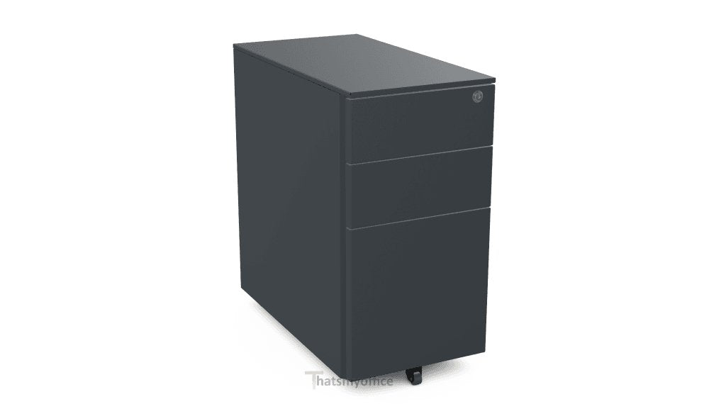 Under Desk Pedestal on wheels 2 Small 1 Filing Dwr 30cm W PDBP53SD-Config Silverline 3 Office Furniture