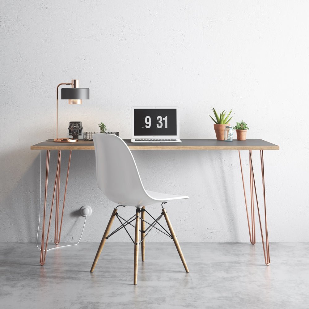 Small Hair Pin  Leg Desk  120cm x 60cm HP-DESK-Small colour 31 31 Office Furniture and Home Remote Working