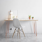 Small Hair Pin  Leg Desk  120cm x 60cm HP-DESK-Small colour 20 20 Office Furniture and Home Remote Working