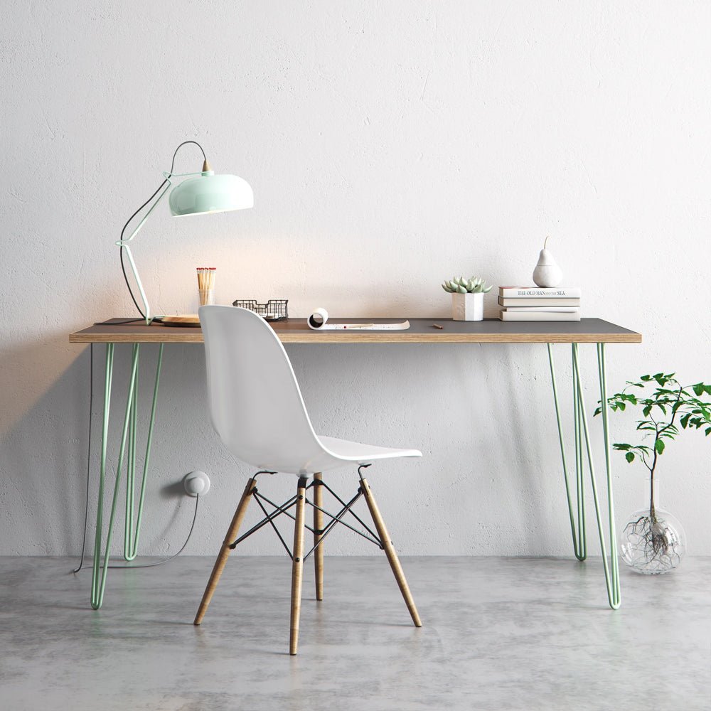 Small Hair Pin  Leg Desk  120cm x 60cm HP-DESK-Small colour 10 10 Office Furniture and Home Remote Working