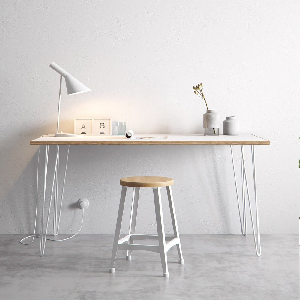 Small Hair Pin  Leg Desk  120cm x 60cm HP-DESK-Small colour 25 25 Office Furniture and Home Remote Working