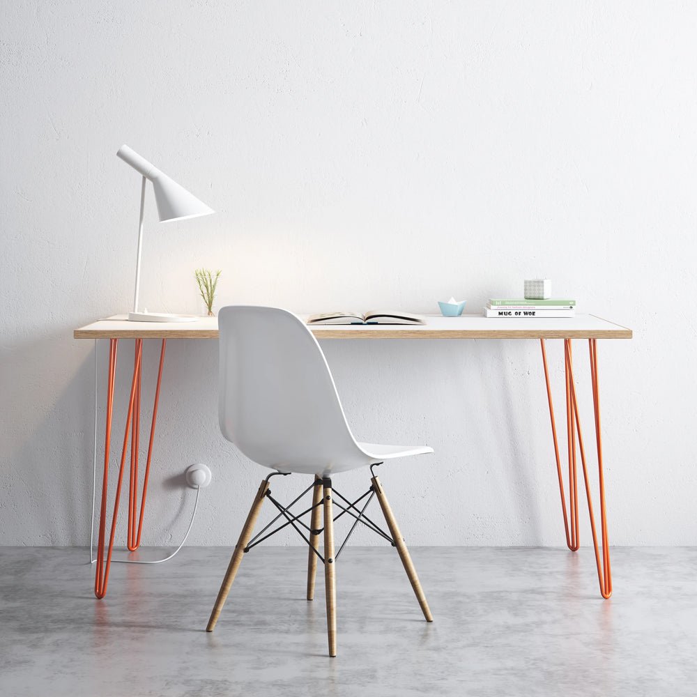 Small Hair Pin  Leg Desk  120cm x 60cm HP-DESK-Small colour 23 23 Office Furniture and Home Remote Working