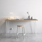 Small Hair Pin  Leg Desk  120cm x 60cm HP-DESK-Small colour 13 13 Office Furniture and Home Remote Working
