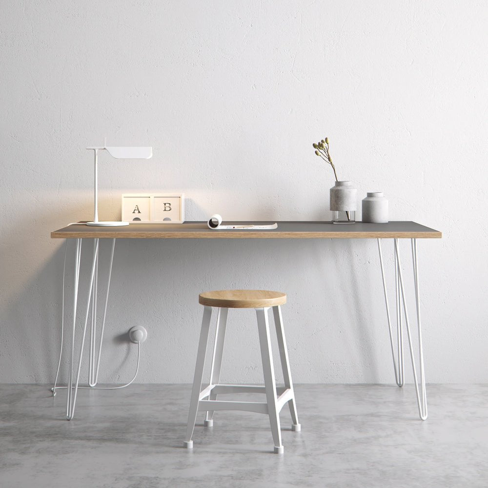 Small Hair Pin  Leg Desk  120cm x 60cm HP-DESK-Small colour 13 13 Office Furniture and Home Remote Working