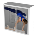Office  Tambour Sport Cupboard  100cm H with 2 shelves EOTAM1M-Sport 11 Office Furniture and Home Remote Working