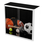 Office  Tambour Sport Cupboard  100cm H with 2 shelves EOTAM1M-Sport 10 Office Furniture and Home Remote Working