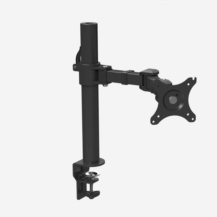 Stealth Single Desk Monitor ArmThat’s My Office Furniture, 360 Degree View storage, desk, chair
