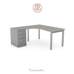 Switch Crescent Desk Open Frame LH or RH with Pedestal S-CRSC-LEA-OP16-22 5 Office Furniture and Home Remote Working