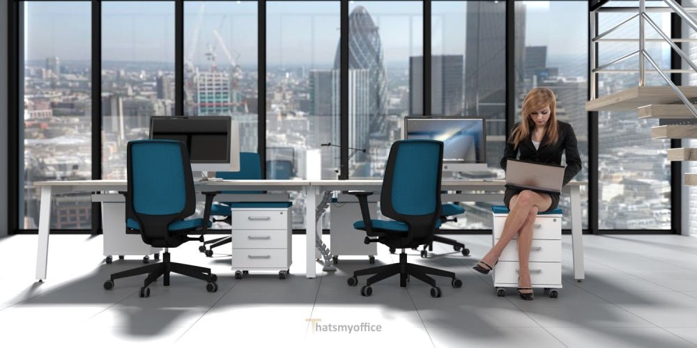 Switch Double Bench Desk S-2PB-LEO-T1468 9 Office Furniture and Home Remote Working